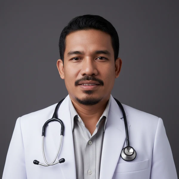 Poster jadwal praktek dr. H. Armayani Rusli, Sp.B di Apotek Bangka