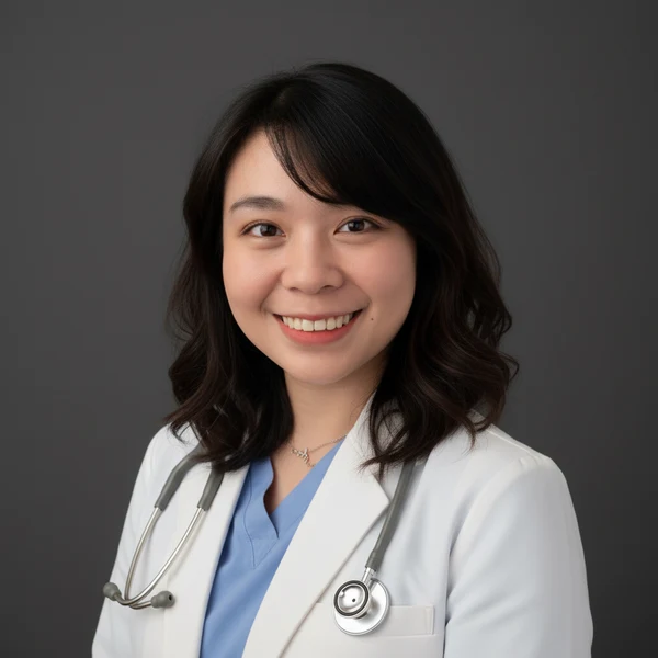 Poster jadwal praktek dr. Vivi Anggelia, Sp.PD di Apotek Bangka