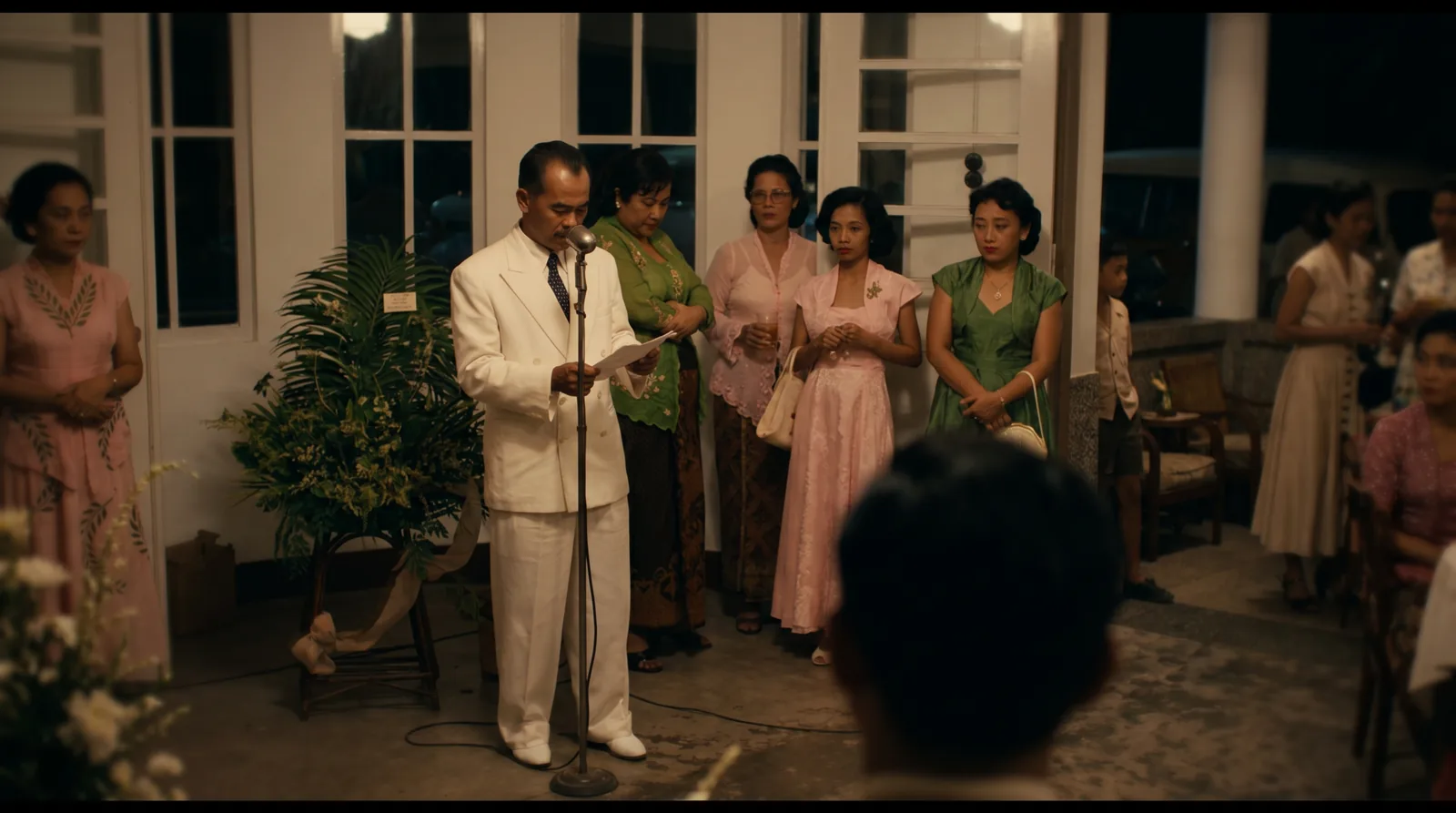 Sambutan pada malam peresmian Apotek Bangka 1954